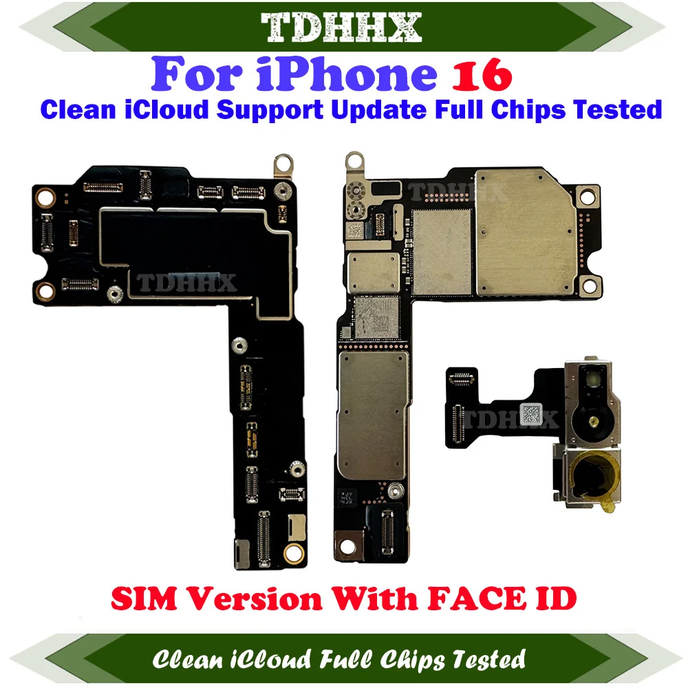 SIM 버전 클린 iCloud 1TB 512G 256GB 아이폰 16 프로 맥스 16플러스 메인보드 iOS 업데이트 지원 로직 보드 풀 칩