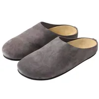 Gacimy Fashion Clogs Slippers For Women Outdoor Casual Flat Mules Comfort Thick Sole Suede Slippers Female Non-slip Beach Shoes - Image 2