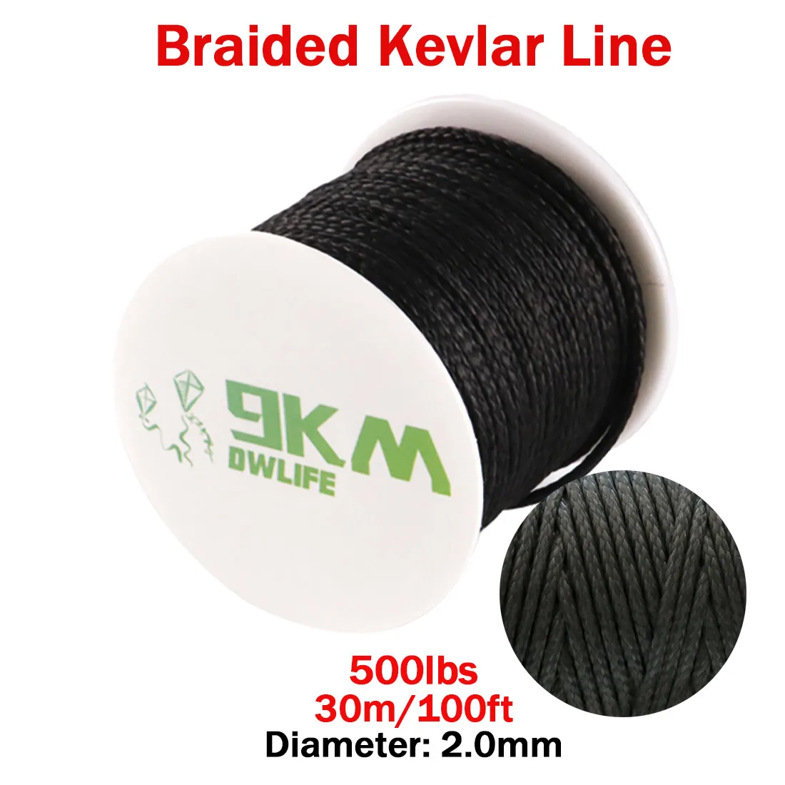 750lbs Braided Kevlar Fishing Line Kite Flying Line Heavy Duty