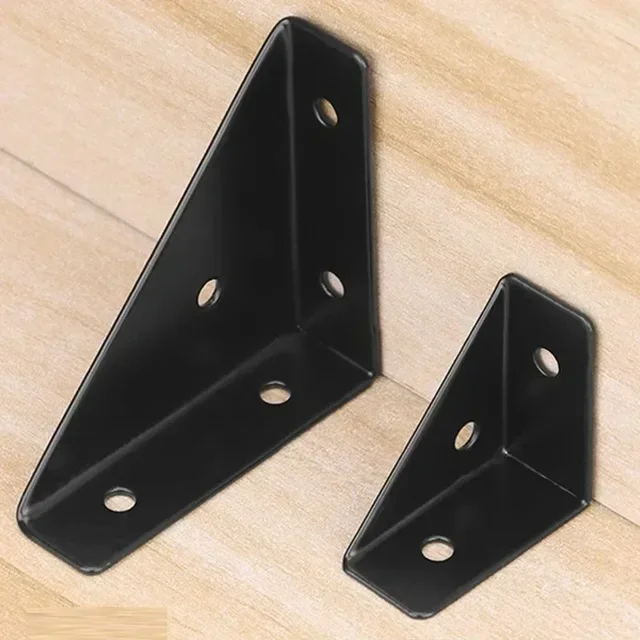 1/5 ชิ้นมุมขวาสแตนเลสสนับสนุน L รูปสนับสนุนสําหรับเฟอร์นิเจอร์ Joint ชั้นวางเฟอร์นิเจอร์ฮาร์ดแวร์ 3