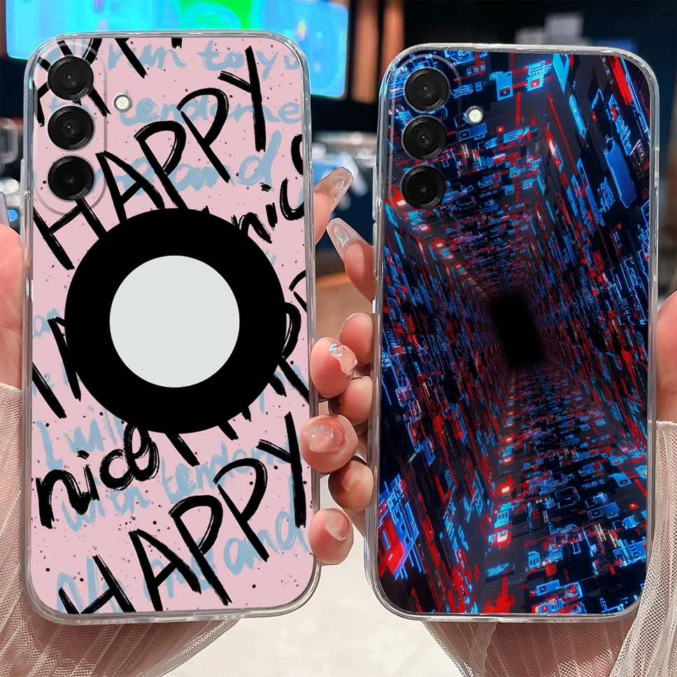 Pretty Macaron Cartoon Clear Soft TPU Silicone Shockproof Phone Case