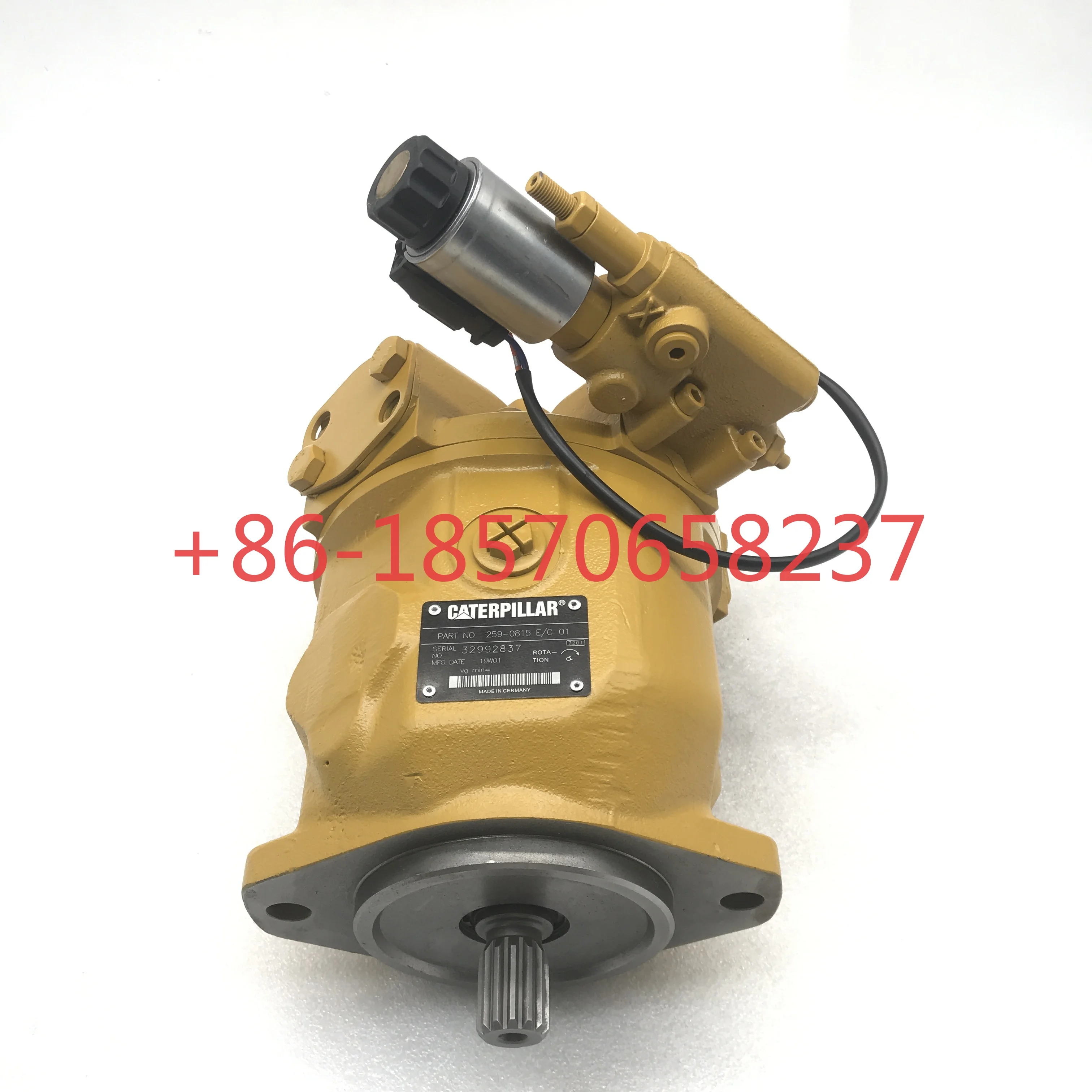 

E345B E345C Excavator Fan motor 2590814 C13 Engine Fan Pump 259-0814