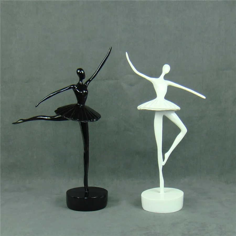 

Modern Abstract Ballet Dancer Figurine Resin Ballerina Miniature Decor Home Decor Art Sitting Room Ornament Performance Present