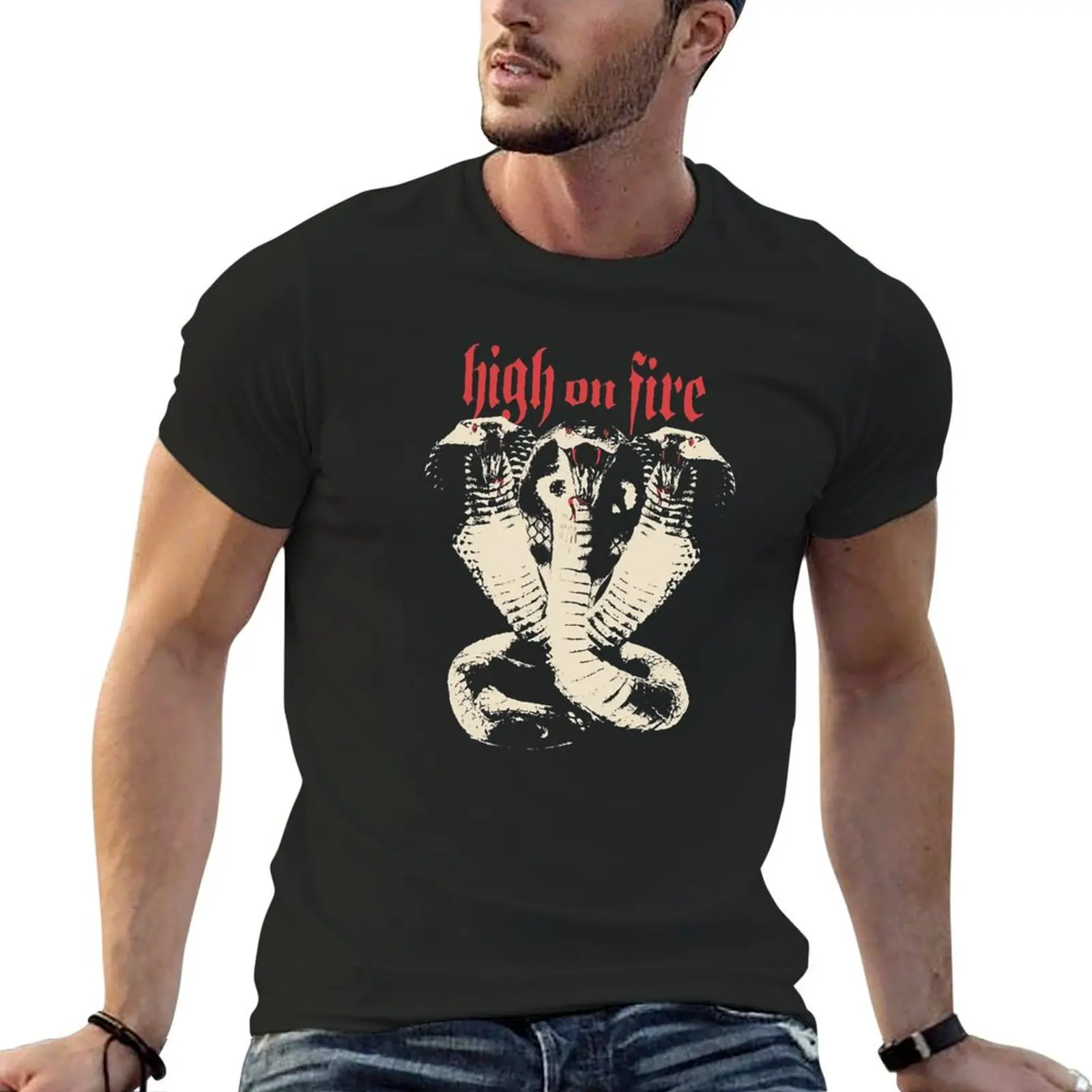 

High On Fire T-Shirt man t shirt new edition fruit of the loom mens t shirts