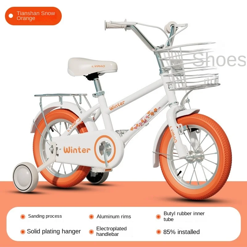 Bmx Gravel Bike for Children, Bicicleta de cascalho BMX, Meninos envelhecidos Pedal Bikes, Carrinhos infantis, Bicicleta, Novo, 2022
