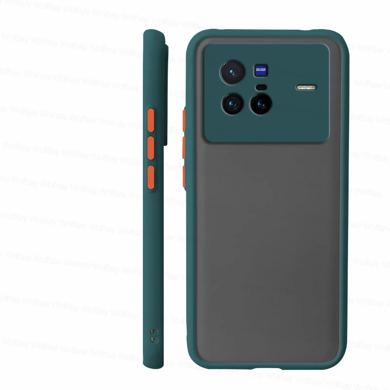 Matte PC Cover For Vivo X80 Pro Case Vivo X60 X70 X80 Pro X Note 5G Cover Shockproof TPU Protective Phone Back Case Vivo_voghion.com