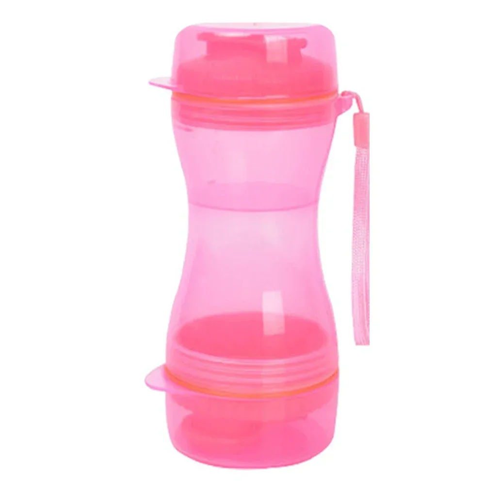 thumbnail image 1 of Botella de agua portátil 2 en 1 para exteriores para perros, botella de almacenamiento de alimentos para entrenamiento, dispensador de agua de polipropileno para perros grandes, accesorios para mascot, 1 of 5