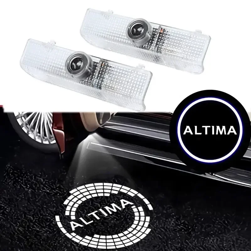 Эмблема Altima, проектор для детской двери, для Nissan Altima Teana Titan Quest Sedan Armada, 2 шт.