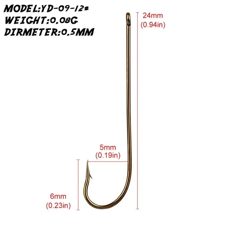50PCS/lot High carbon steel hooks Metal long shank hooks Saltwater Fishing  Hook barbed fishing hooks Various models Hooks Tackle