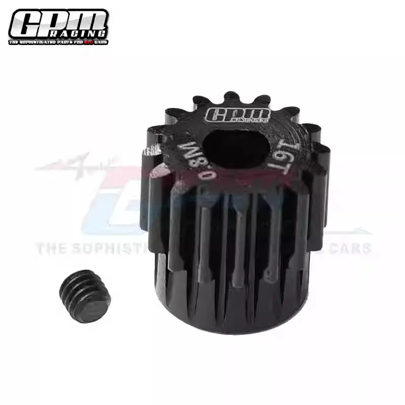 Pignon Moteur RC Acier Chromé 15T-19T 32P/0.8M 5mm