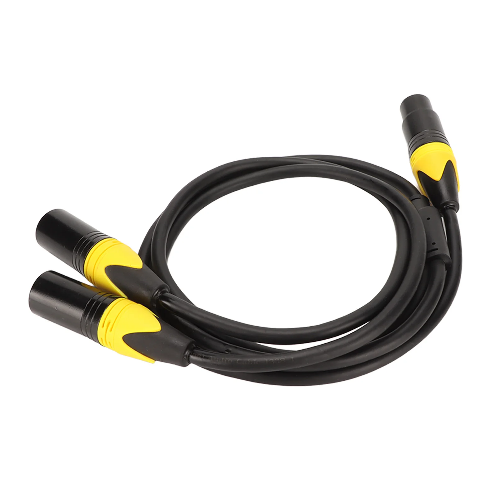 XLR Splitter Cable - Premium Noiseless Low Loss Y Cord for Mic, Speaker & Mixer 3.3ft