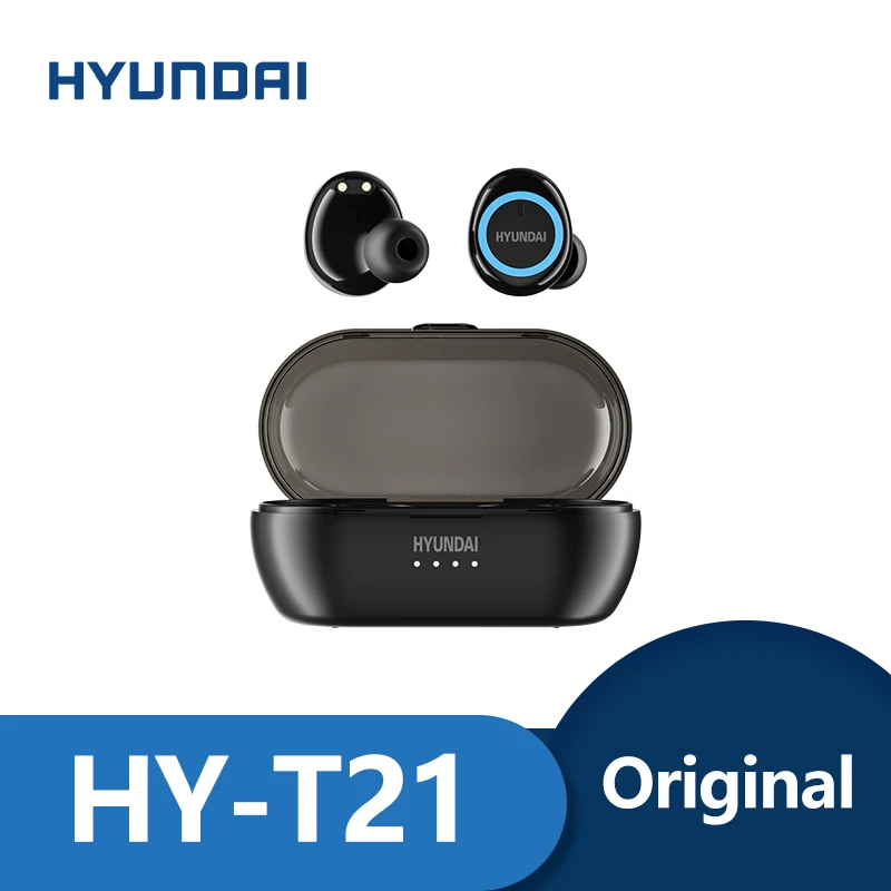 

Original HYUNDAI HY-T21 TWS Wireless Bluetooth 5.3 Headset Low Latency Headphones Long Standby Earphones Surround Sound Earbuds