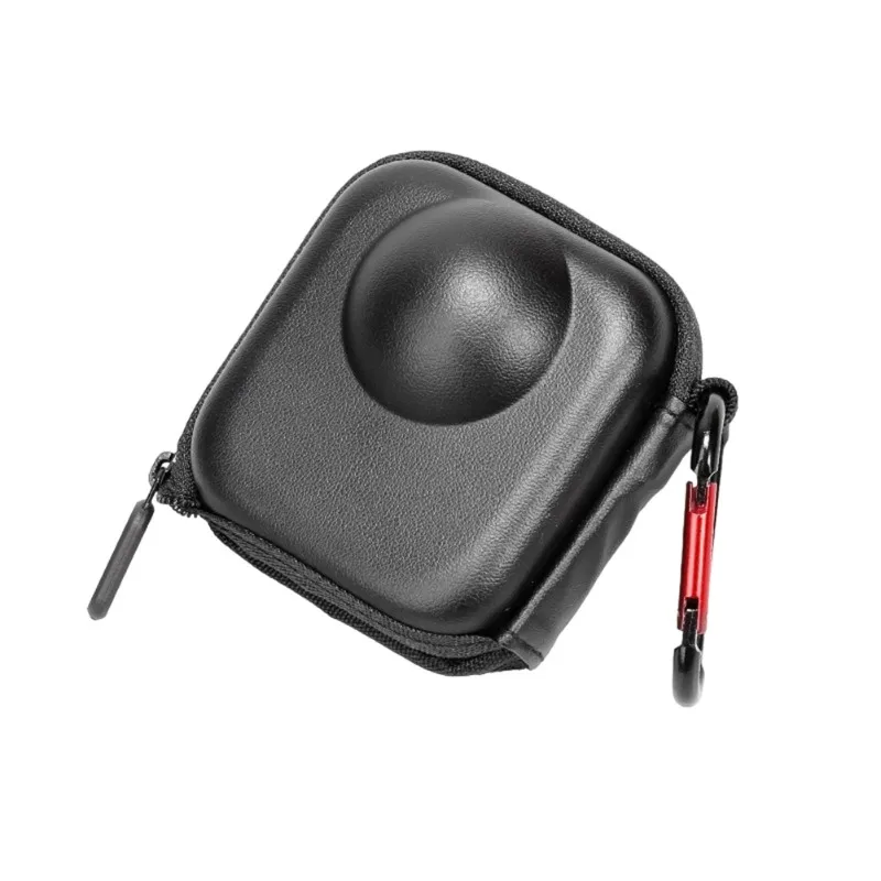 N05R Gopro Max 2 케이스 미니 가방 파노라마 스포츠 카메라 휴대용 보관 케이스 보호용 파우치 하프 지퍼 + 잠금 장치
