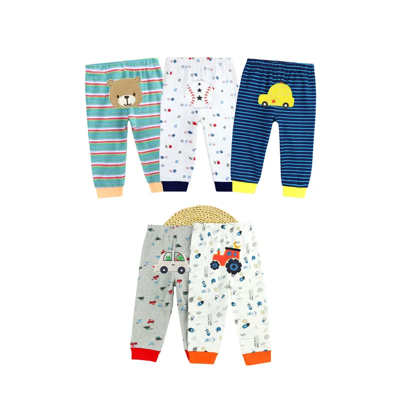 PP Pants Baby Trousers Kid Wear Busha Baby Pants Cartoon Boy Girl Infant Toddlers Clothing Cotton Pant 3/4/5 Pieces