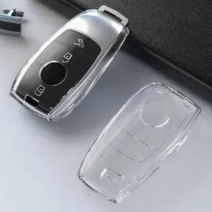 Juste de clé de voiture en silicone pour Mercedes Benz Smart Fortwo 453  Forfour, coque de protection sans clé, support de peau, accessoires de sac  automatique - AliExpress
