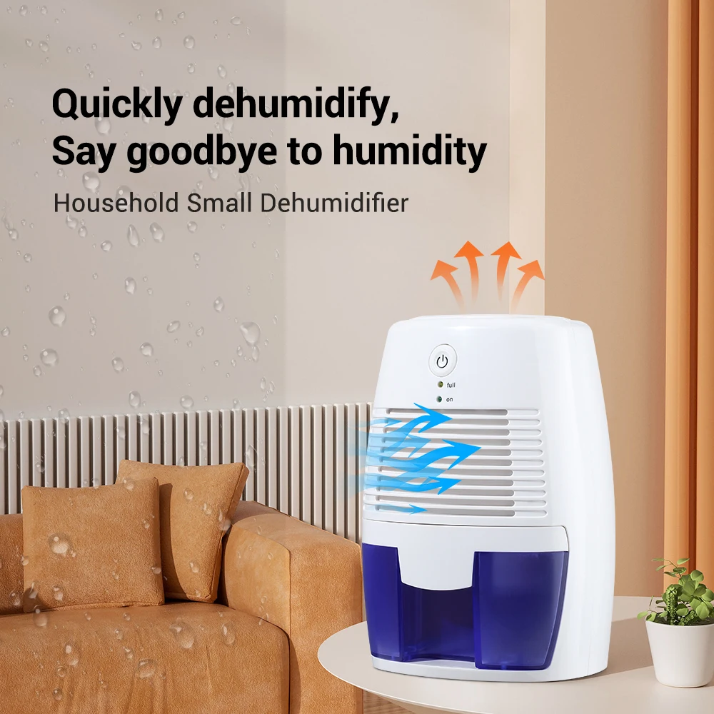 Household Small Dehumidifier Air Filter Home Mini Dehumidifier Bedroom Office Silent Moisture Absorption Small Dehumidifier