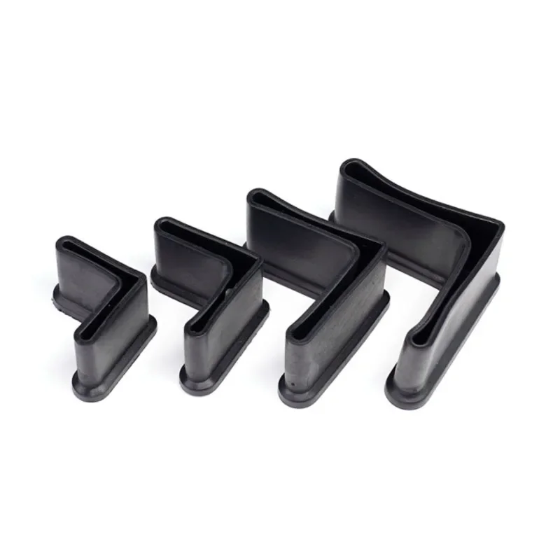 L-shaped Foot Cover Triangle Angle Iron Feet Caps Non-Slip Shelf Table Chair Furniture Feet Leg Pad Protector furniture leg pads chair leg caps chair leg protector furniture foot pads rubber furniture feet pads furniture leg caps furniture foot protector furniture feet