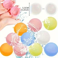 New Reusable Water Balloons Refillable Water Balloon Quick Fill Self Sealing Water Bomb Splash Balls for Kids Swimming Pool 1