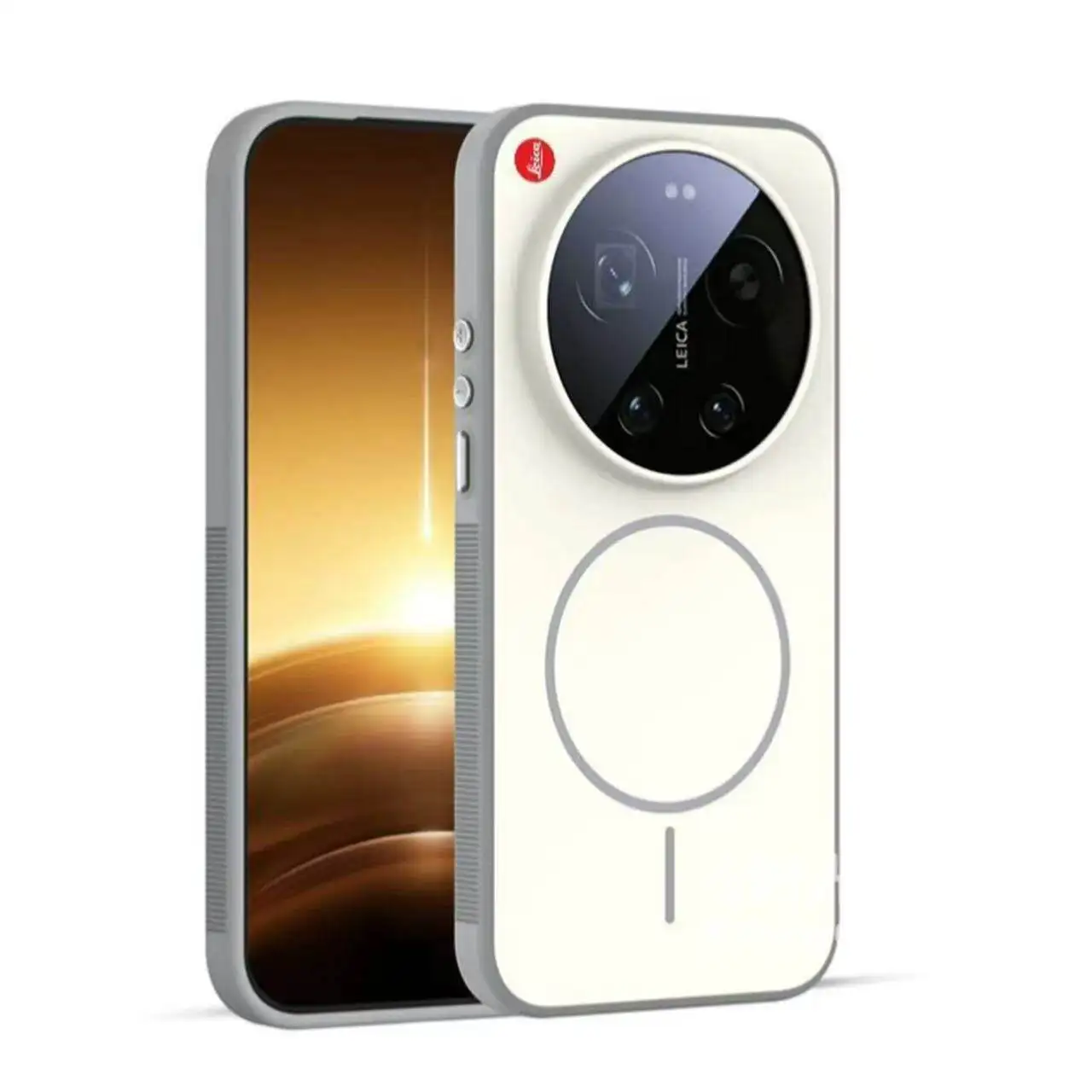 Elegant Magnetic Thin Ring Anti-Drop Case with Wireless Charging Compatibility