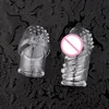 1/2pcs Insulated Male Glans Sleeve Penis Cock Ring Delay Ejaculation Foreskin Chastity Cage Penis Enlargement Sex Toys for Men 1