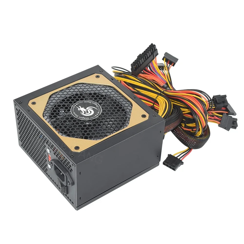 Fonte de Alimentação do Computador Atx 400w 600w 110230v Rgb 12v pc Psu 150*140*85 mm E-sports Profissional Jogo de Vídeo Computador - Imagem 2