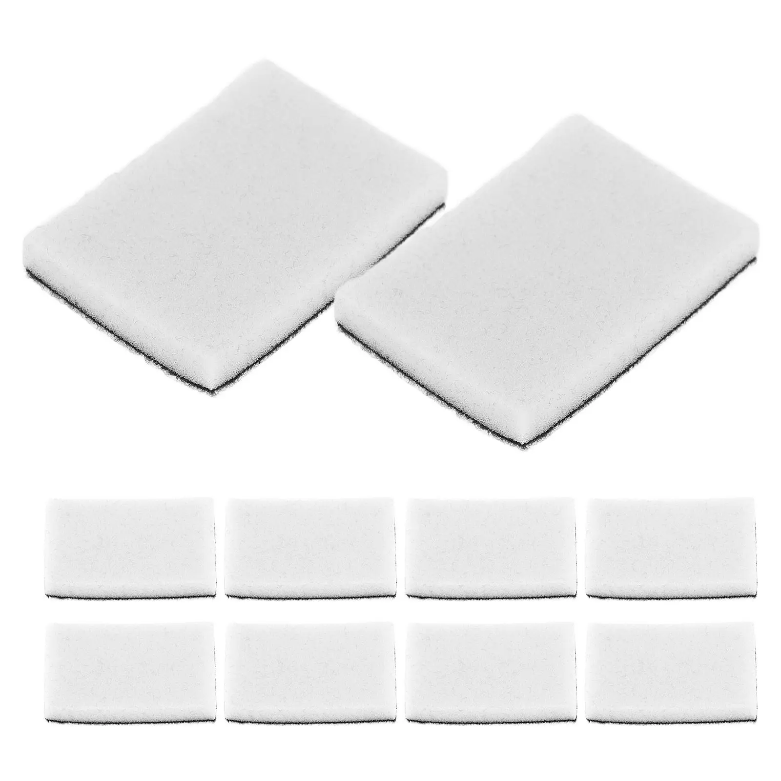 10Pcs 미니 잉크 블렌딩 폼 패드 스크랩북킹용 흰색 소프트 스폰지 리필 스탬핑 카드 제작 엠보싱 디스트레싱