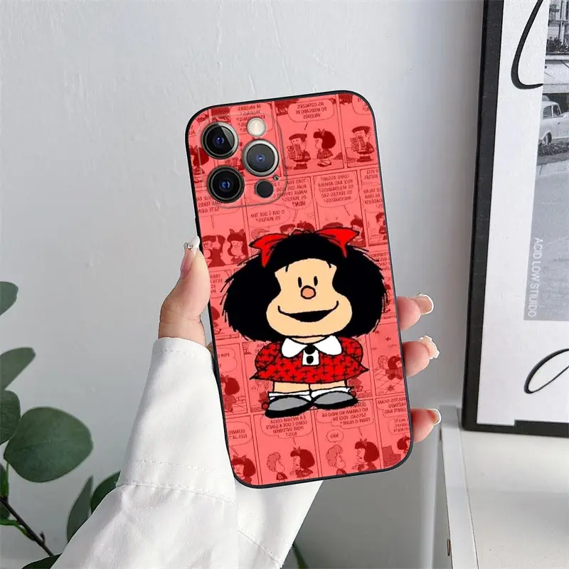Mafalda Cartoon Phone Case – Stylish and Durable Protective Cover