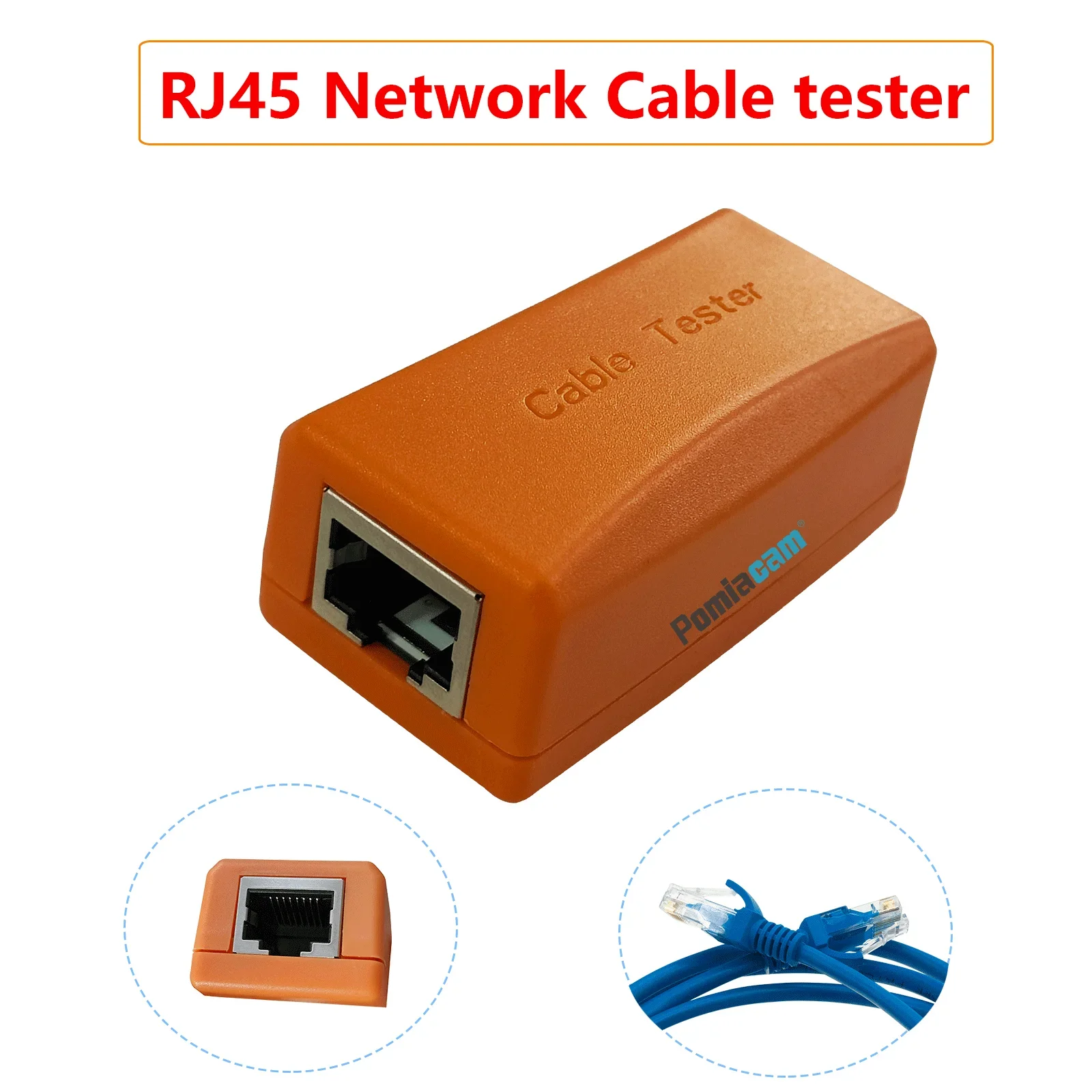 CCTV Camera Tester Network Cable Test Box Original UTP Cable Test Box for CCTV Camera Tester Detect Faulty Point of RJ45 Network Connector