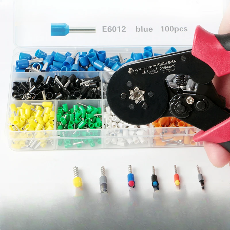 

Tube-type needle-type terminal of wire-crimping pliers-Electrokinetic cooling HSC8 6-6A/10-6A
