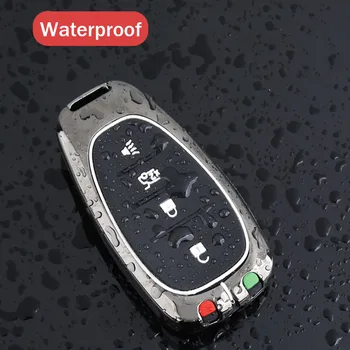 Custodia per chiave intelligente a distanza per Auto in lega di zinco per Chevrolet Cruze Spark Camaro Volt Bolt Trax Malibu Auto Key Shell accessori - Custodia per chiave intelligente a distanza per Auto in lega di zinco per Chevrolet Cruze