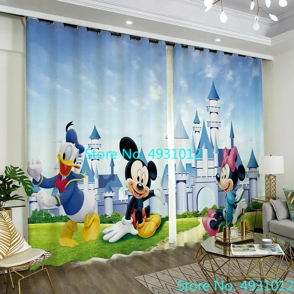 Rideaux Occultants Enfant Motif Chat 3D - Lot De 2, 140x160 Cm, Isolation Thermique Et Phonique, œillets Métal