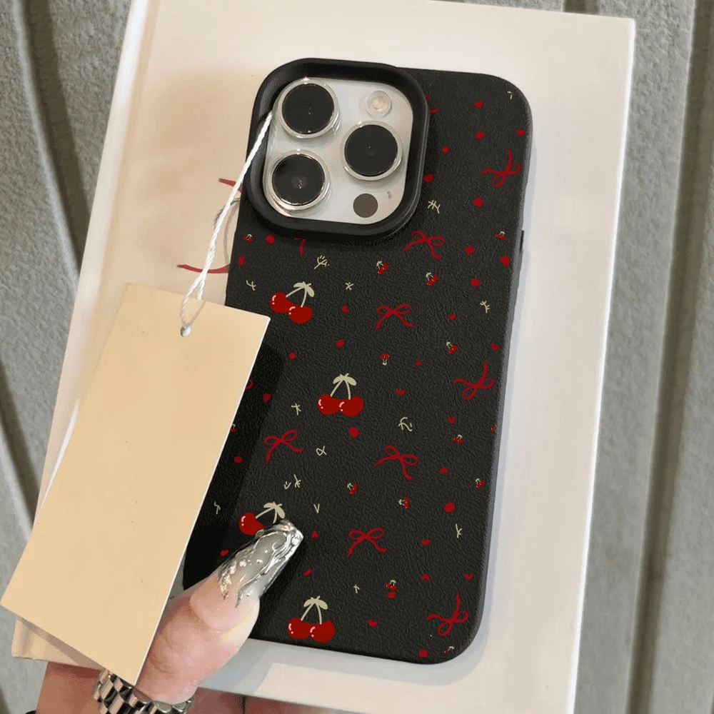 Luxury PU Leather Cute Sausage Dog Phone Case Cover