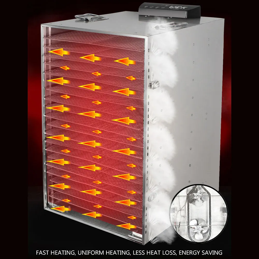 Version Commercial Food Dehydrator Vgetable and Fruit Herbs Pet Snack Dehydration Machine dehydrator machine