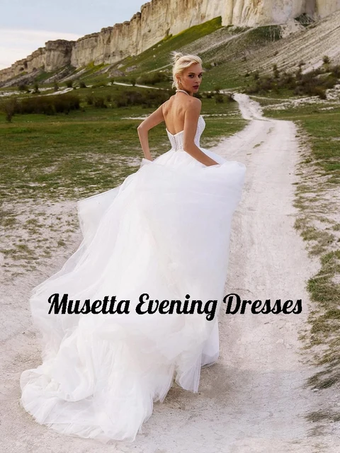 Musetta 럭셔리 레이스 스팽글 웨딩 드레스