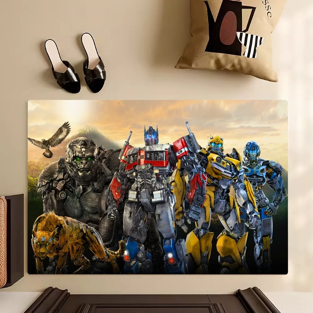 Classical Film T-Transformers Cool Floor Mat Bedroom Kitchen Door Bath House Super Absorbent Foot Non-slip 3