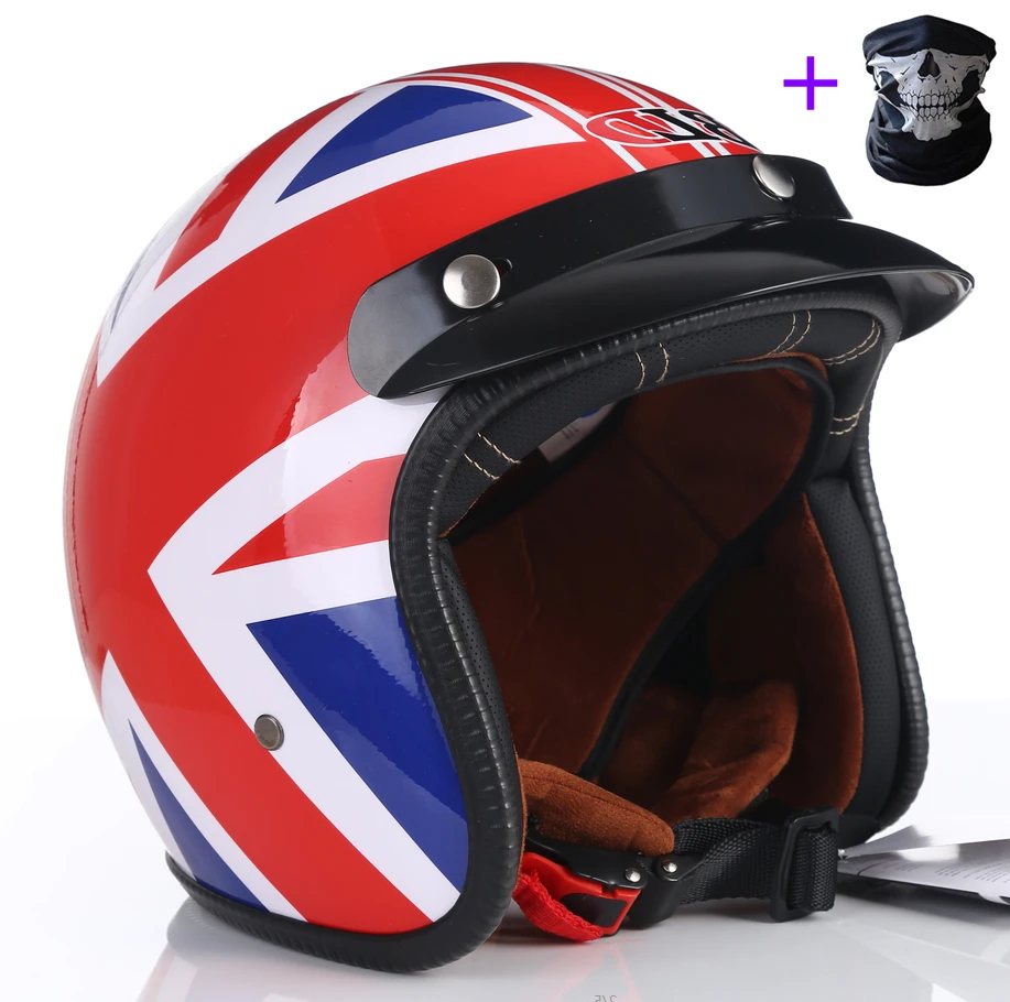 Casco Moto Open Face Casco Scooter Moto Dot Open Caschi Vintage Quattro Stagioni Racing Mezzo Caschi Casque 2022