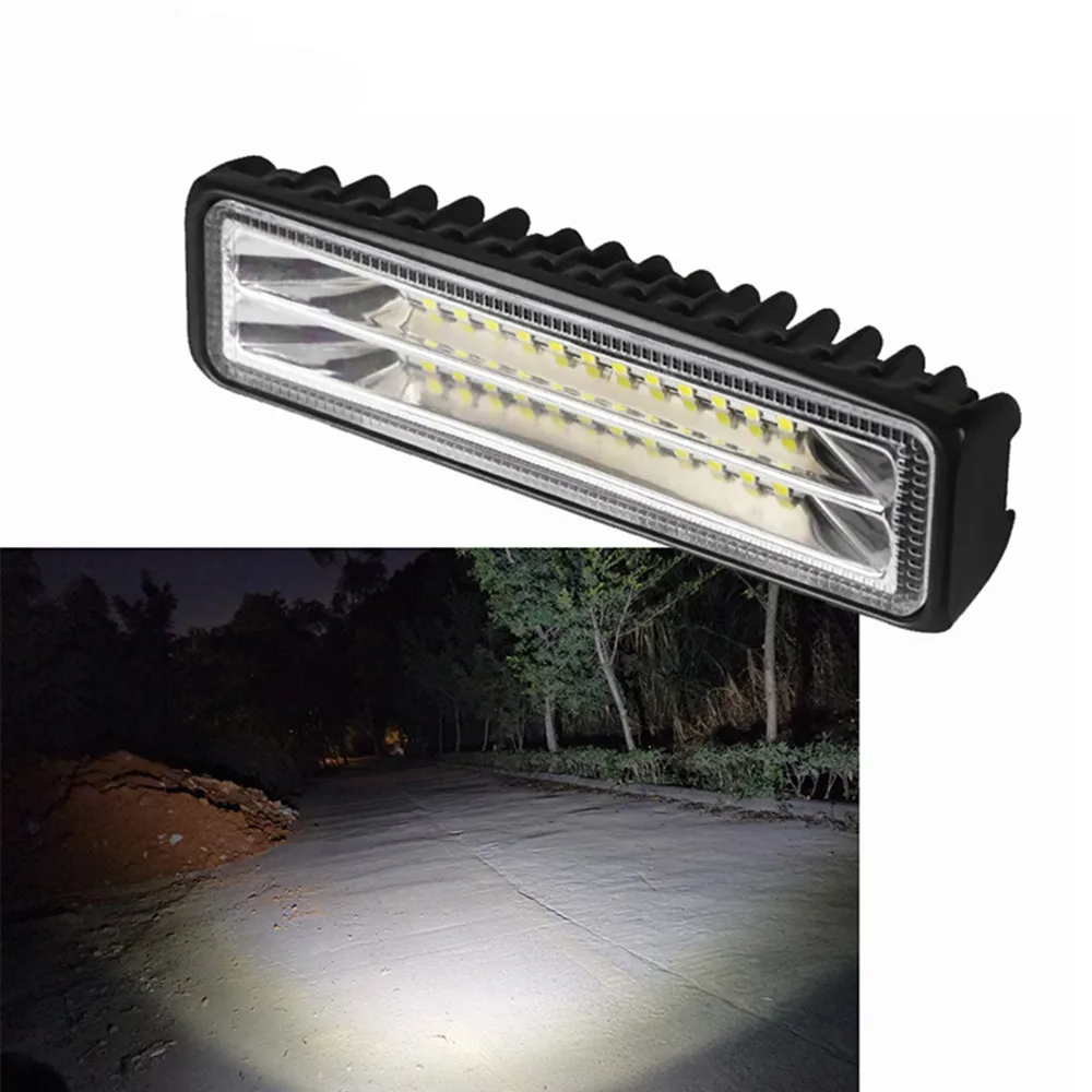 72W LED Work Light Bar 6inch Spotlight Fog Lights for Jeep BMW Lada Niva Offroad Atv 4×4 Tractor Truck Barra Headlight