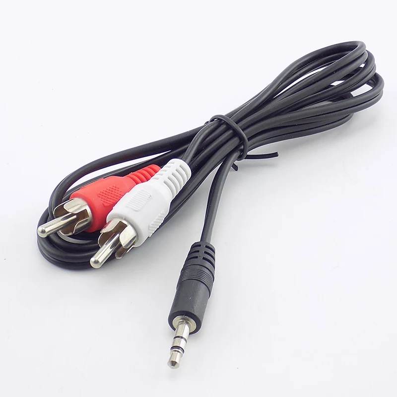  Ŀ ׷ -2 RCA Ŀ AV  ̺, Ʈ TV DVD MP3/MP4 ͽټ ڵ ȯ , 1M 3.5mm