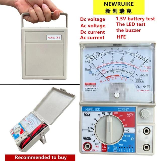 Multimètre Analogique Xcrk7000, Pointeur De Maintenance Mécanique De Haute  Précision, Multimètre Multifonction Courant Ac/dc - Multimètres - AliExpress