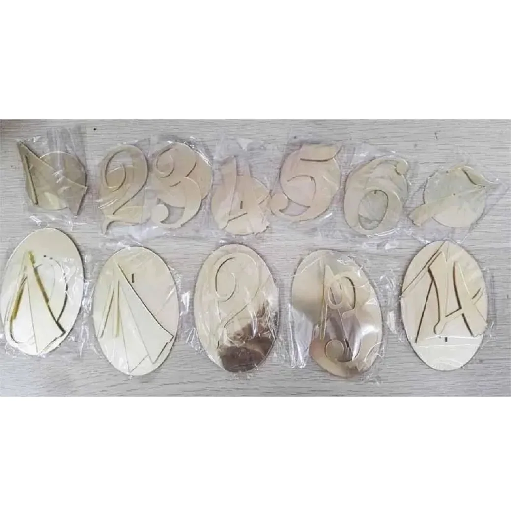 Digital Acrylic Wedding Table Numbers Gold Table Number Wedding Decor Silver Decor 1 to 20