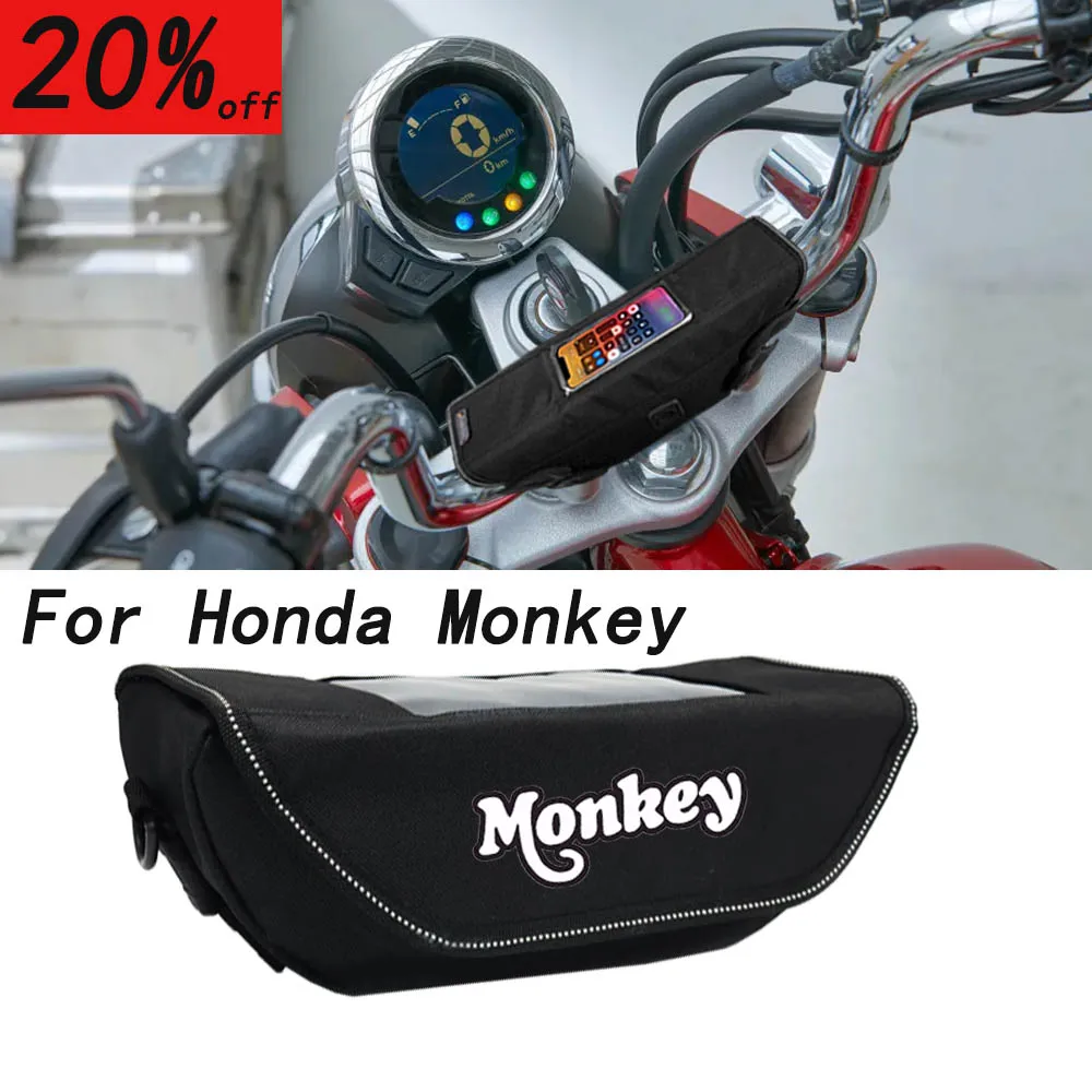 For Honda Monkey   Motorcycle accessory Waterproof And Dustproof Handlebar Storage Bag navigation bag for honda crf crf300l crf250rally crf motorcycle accessory waterproof and dustproof handlebar storage bag