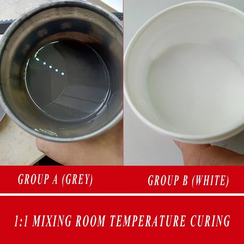 Silicone electronic potting glue Transparent soft sealing insulation thermal conduction pack circuit board waterproof AB glue silicone glue sealant glue silicone sealant electrical sealant