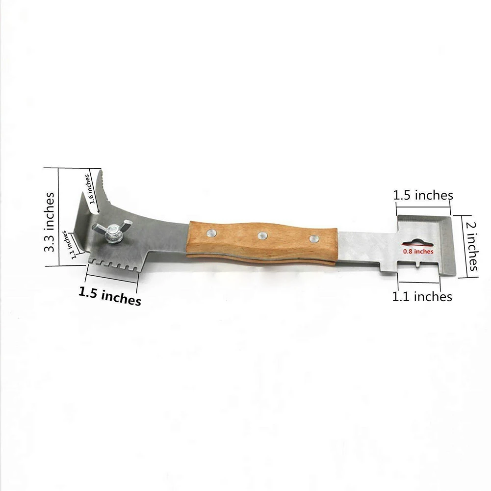 Multifunctional Honey Scraper Wood Handle Honey Scraping Knife Beekeeper Beekeeping Equipment Apiculture Supplies