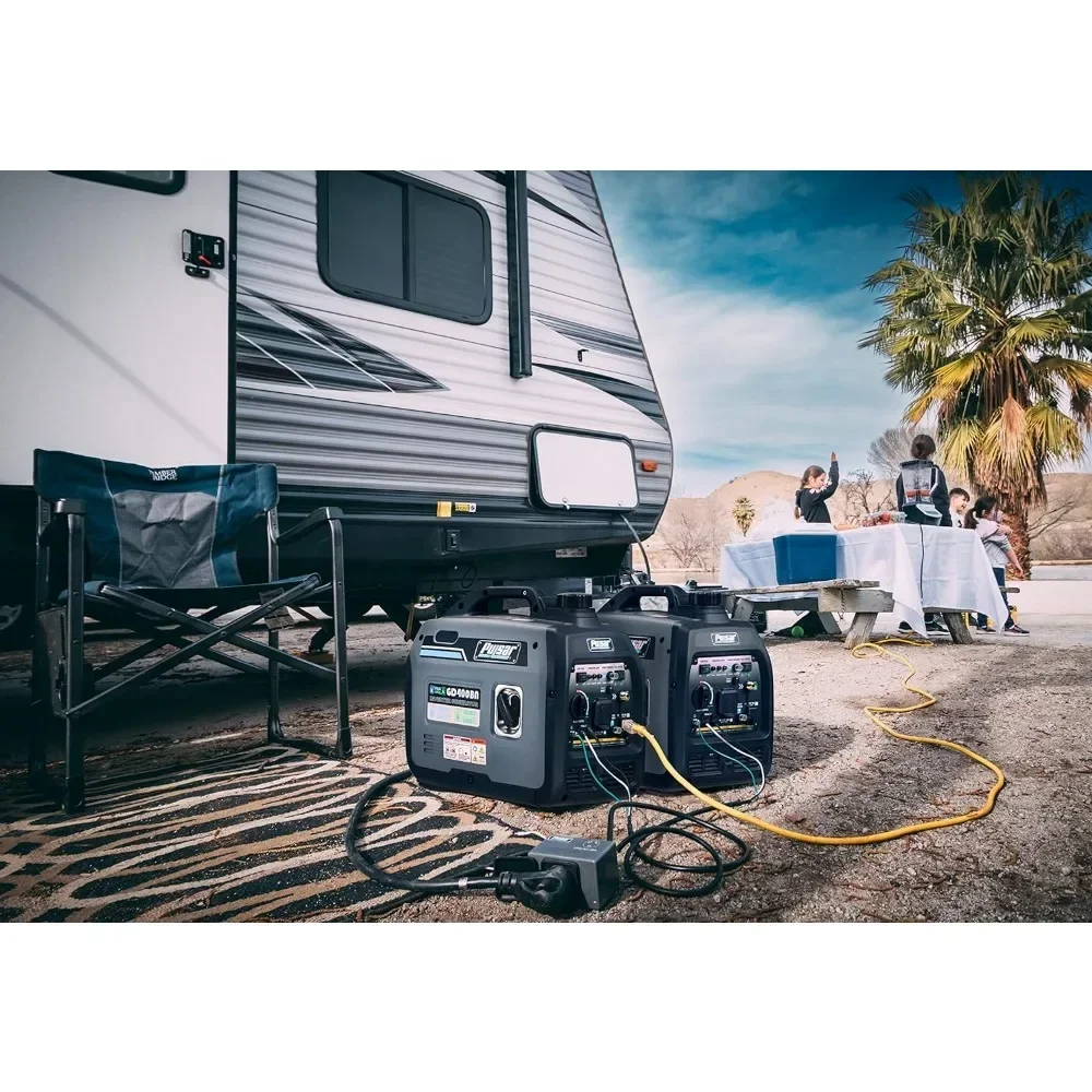 GD400BN, 4000W Portable super-quiet Dual Fuel & Parallel Capability, RV-Ready, CARB Compliant