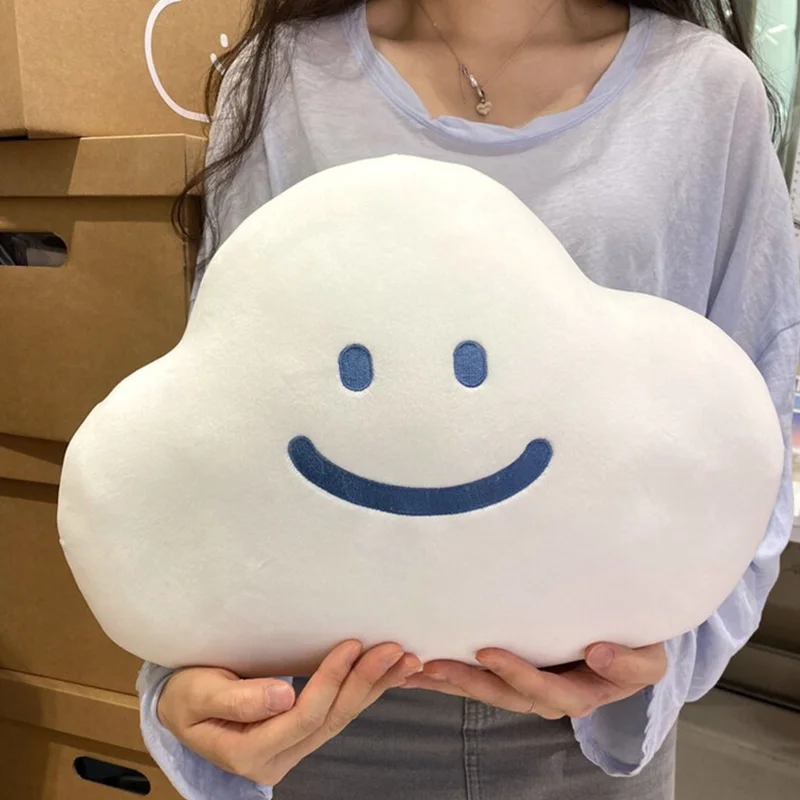 INS Korean Style Smiley Clouds Newborn Cute Soft Plush Doll Photography Prop Studio Shooting Accessories