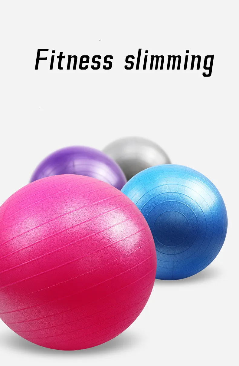 yoga ball, 75cm 85cm, Exercise fitness ball, anti-explosion,anti-slip, home gym training, workout Yoga Supplies, Pilates Sports