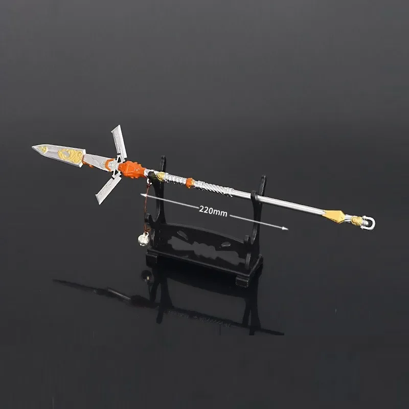 Apex Legends Heirloom Weapon Valkyrie 22cm Legacy Spear cosplay sword cosplay prop cosplay toy game keychains sword keychain Game Sword Japanese Royal Sword KeyChain Model Boy Birthday Gift Kid Toy