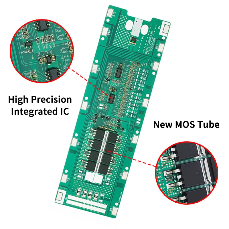 Bisida 13S 48V 30A BMS 18650 lithium battery pack protection board rechargeable for Electric bicycles e-scooter e-bike