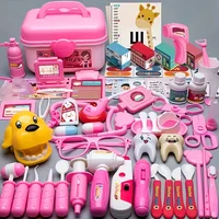 Hot Selling Children's Doctor Toy Set Tool Medical Box Male and Female Home Play Nurse Injection Stethoscope Baby 2