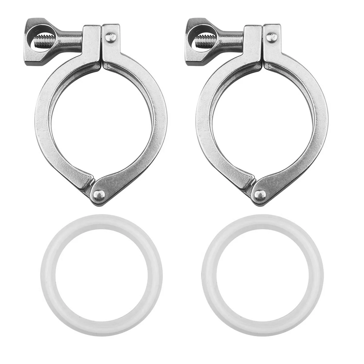 

Трехзажимная сталь с гайкой с 1 силиконовой прокладкой, 2 шт.